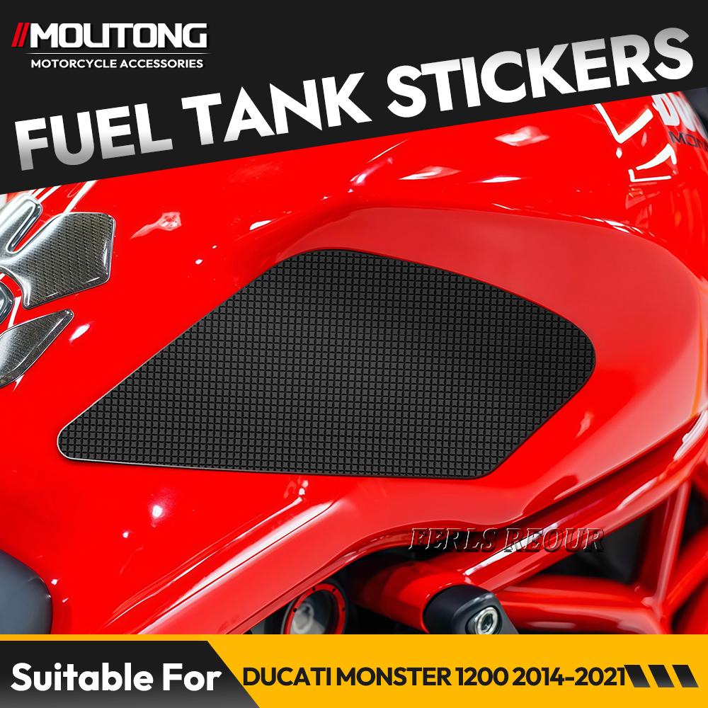 Motocycle Fuel Tank Pad For Ducati Monster 797 2017-2019 Anti Slip Stickers Traction Protection Accessories