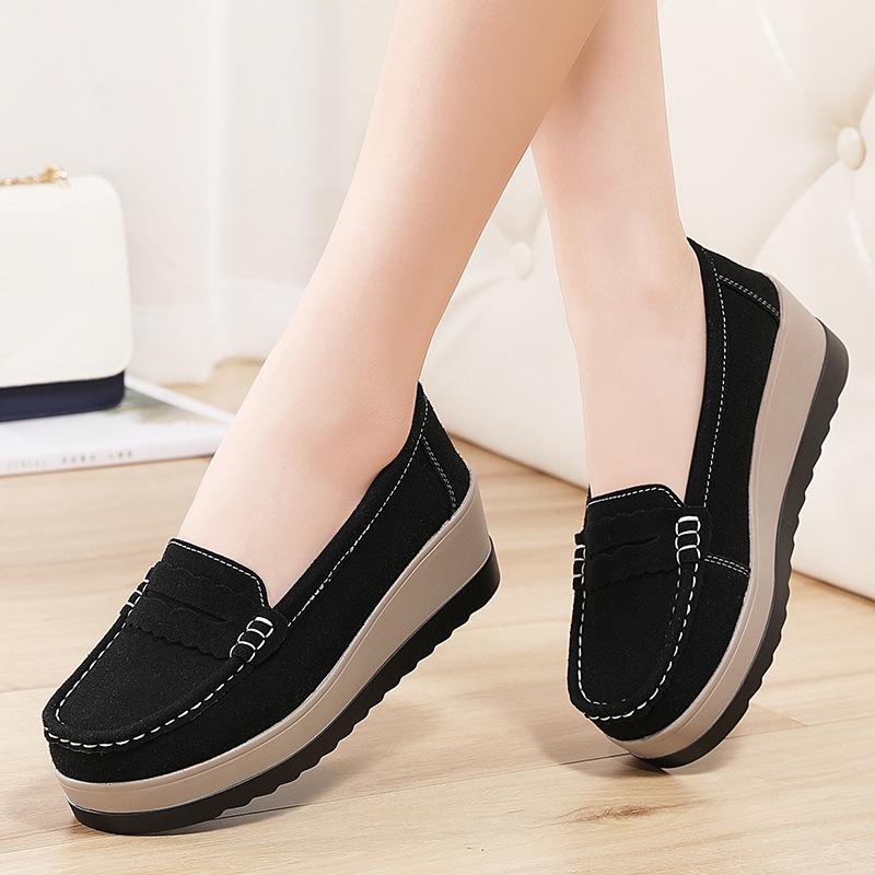 Plus-size New Thick-soled Casual Shoes, Sponge Shoes for Women