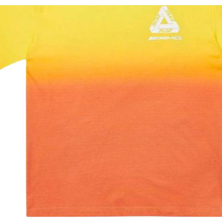 Palace X AMG 2.0 Los Angeles T-Shirt Yellow/Red Unisex Tops Multi-Color P22AMGTS002