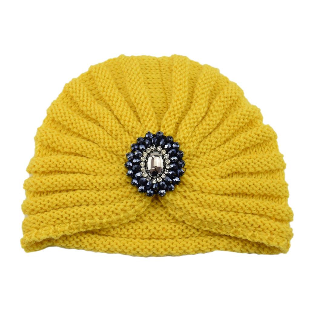 Indian Hat, Knitted, Closure, Decorative Hat, Woolen Hat, Crystal Pullover Hat, Bohemian, Toe Cap