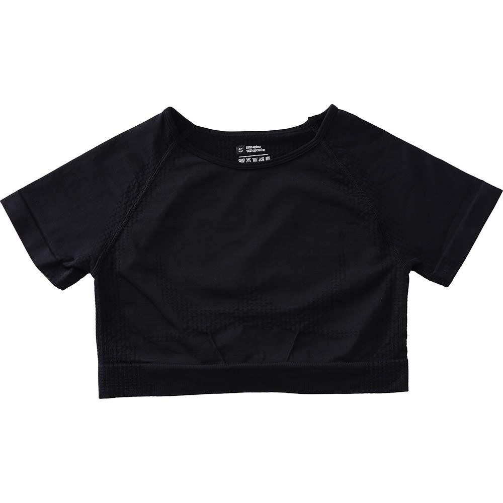 Nahtloser Yogaanzug für Damen: Langärmeliges Punkt-Top & Hochtaillierte Hüfthebende Hose