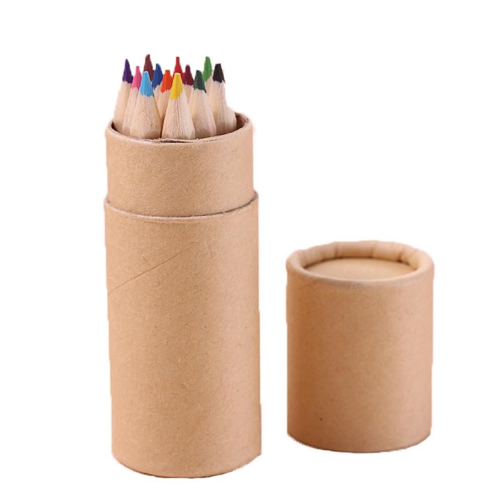 12 Color Colored Pencil Set for Drawing Sketching Supplies