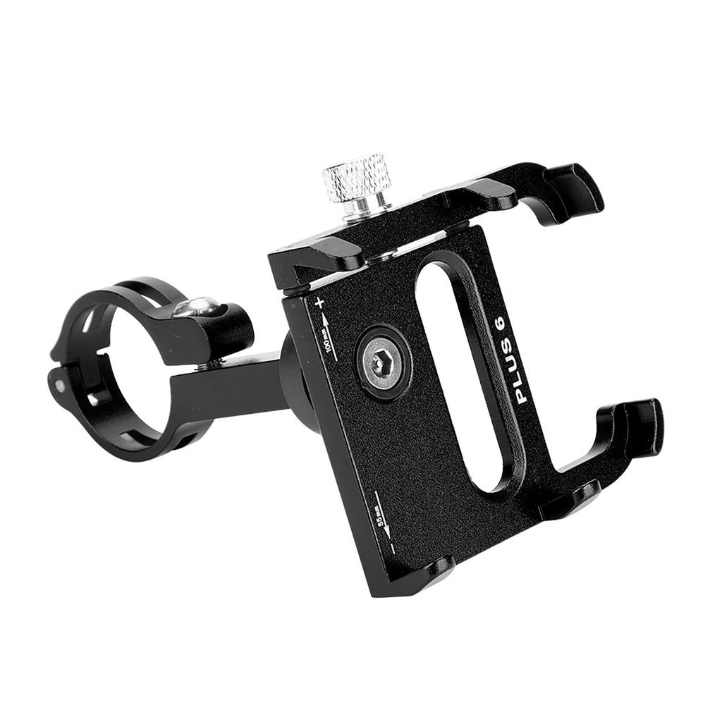 Road Bicycle Mountain Bike Mobile Phone Holder with 360 Degree Rotation Black