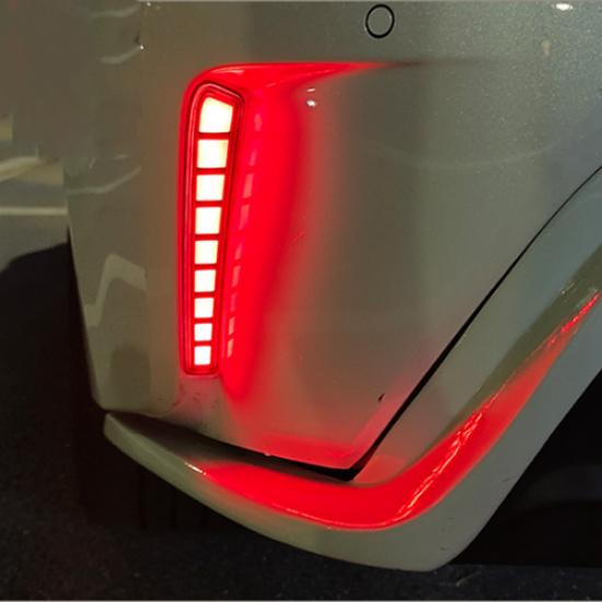 Квадратная задняя бамперная декоративная лампа светодиодный стоп-сигнал Для Toyota Corolla -