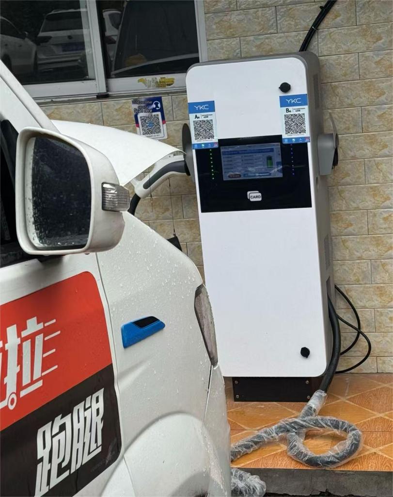 20KW Home Wall-Mounted DC Charging Station with Single Gun Plug & Play