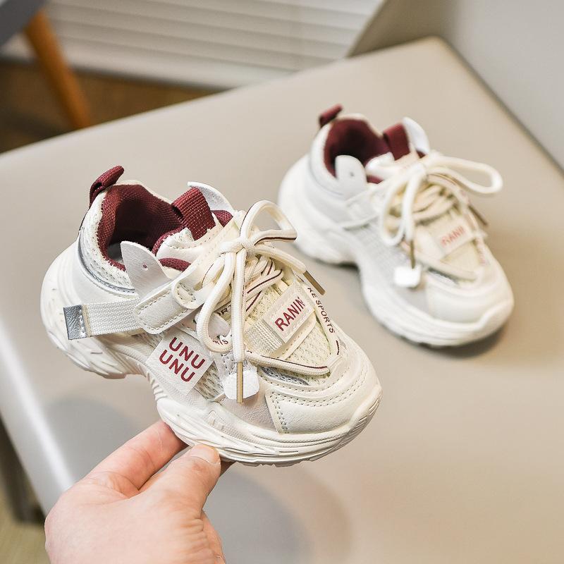 Children's Sports Shoes for Kindergarten, Non-slip and Wear-resistant Shoes for Boys and Girls, Breathable and Versatile Children's Dad Shoes with