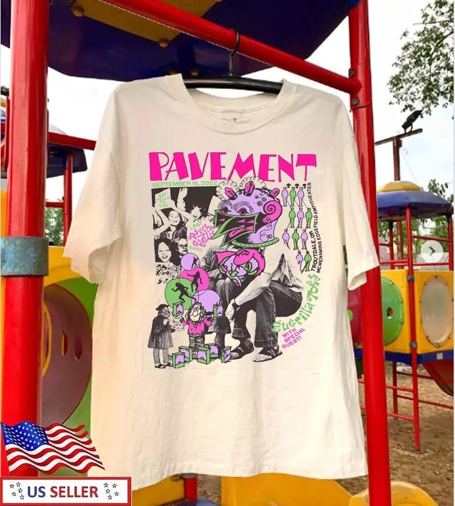 Pavement Us Tour Band Gift for Fan All Size T-shirt Unisex T-Shirt XXXL
