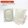 High-End Crinkled Fabric Pearl Necklace Display Board