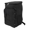Sac à Dos Isotherme Noir Grande Capacité Résistant à l'Eau Anti-Fuite Tissu Oxford Sac à Dos Glacière