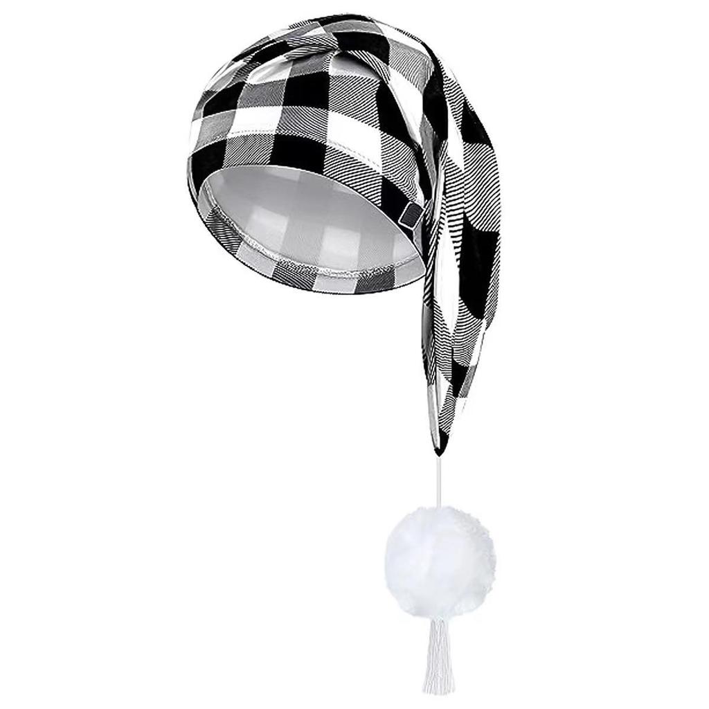 Plaid Retro Christmas Celebration Hat - European & American Style