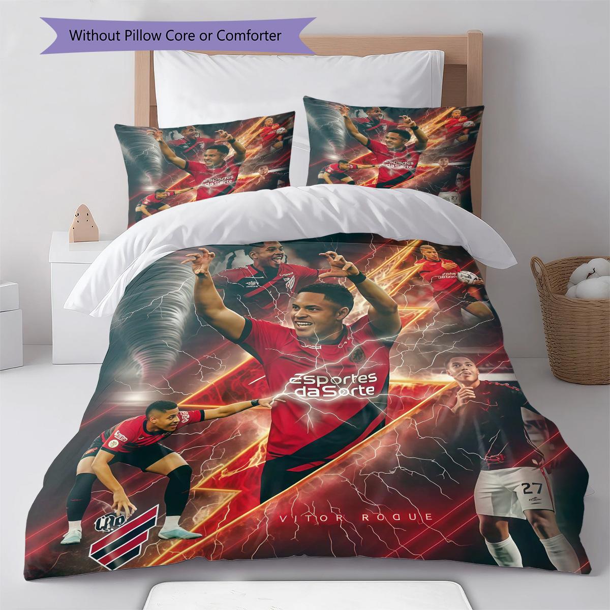 

The Gunners Bedding Quilt Set Quilt Cover Pillowcase Home Decoration Birthday Gift (1 * duvet cover + 2 * pillowcase, without core) 135x200cm