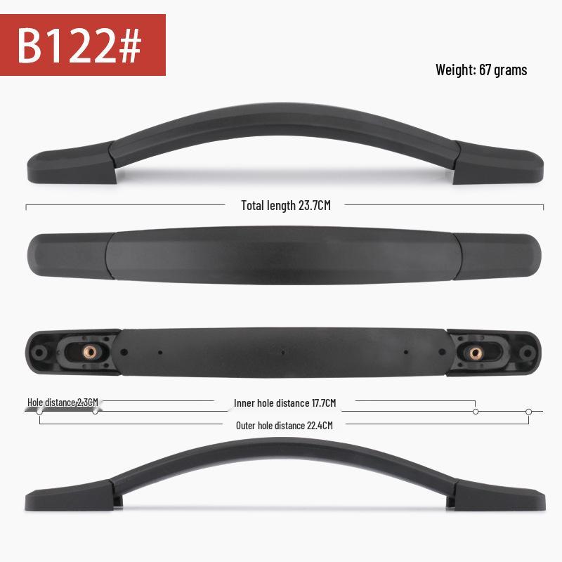 Luggage Handle Replacement & Repair Kit - Leather Case & Bag Accessories