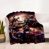 DC Comics Superheroes: Superman, Batman, Gift Blanket Flannel Throw Blanket for Sofa, Bed, Travel, Camping, Office, Couch, Chair