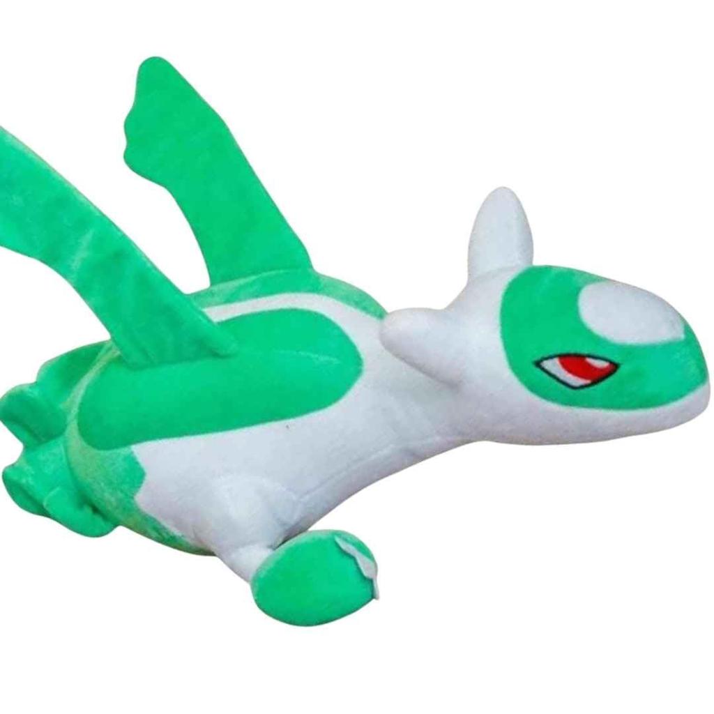 Large, extra-large Latios plush toy, different colors, cushion, green, 30cm, mascot, paper bag included, actual product photograph