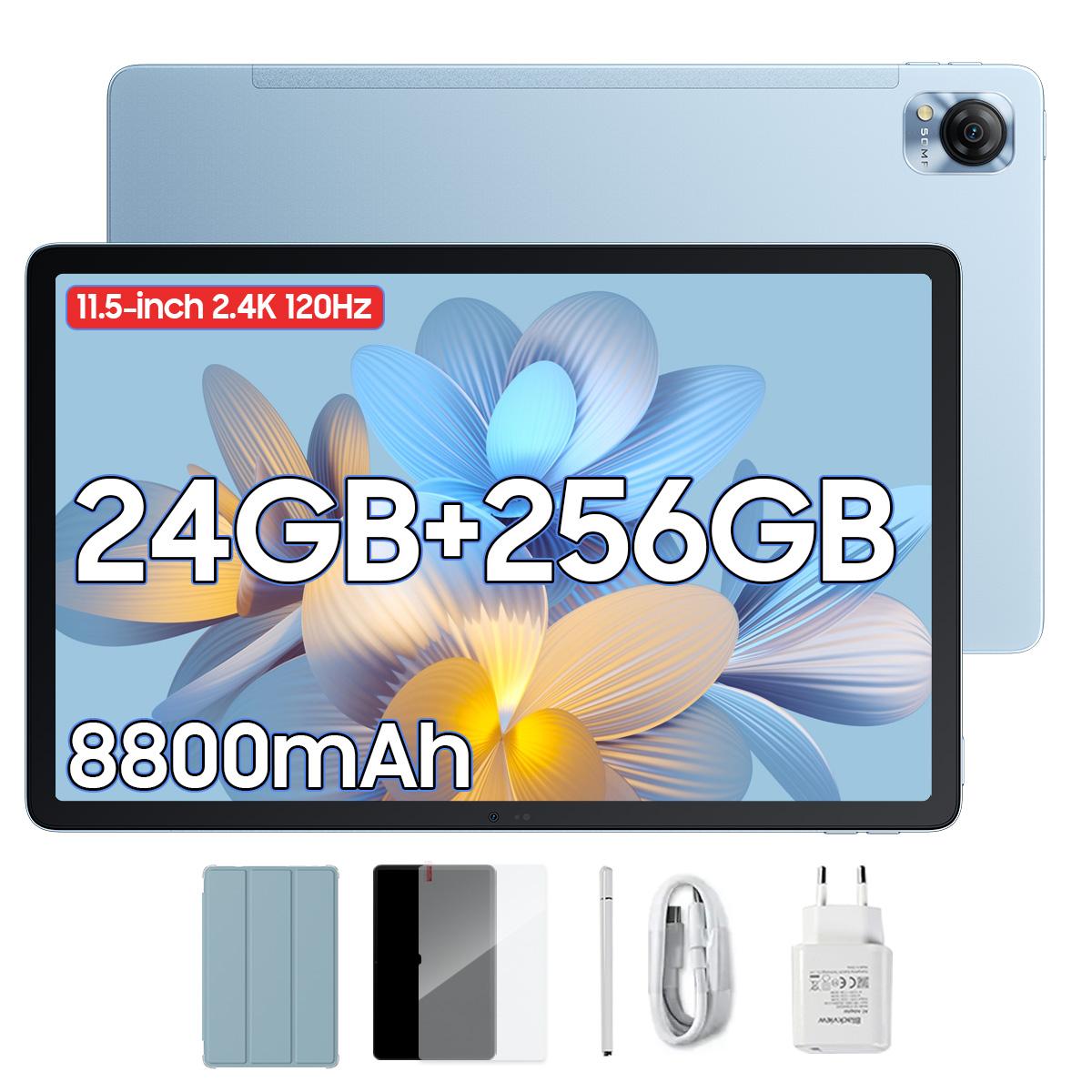 

Blackview MEGA 1 11,5 дюймів 8800 мАг Android 13 Планшет 12 ГБ ОЗУ 256 ГБ ПЗУ Пам’ять 12+256 синій