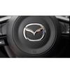 1pcs 3D ABS for Mazda 57x45mm 67x53mm Car Steering Wheel covers emblem Sticker steer wheel Badge Decal styling auto Accessories