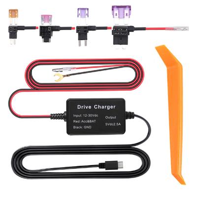 Zestaw okablowania kamery samochodowej Wysoki poziom bezpieczeństwa 24-godzinny nadzór dla kamery lustrzanej Nawigacja GPS Detektor radarowy