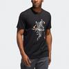 adidas T Shirts Men's Black Crew Neck Moderate DZ1871