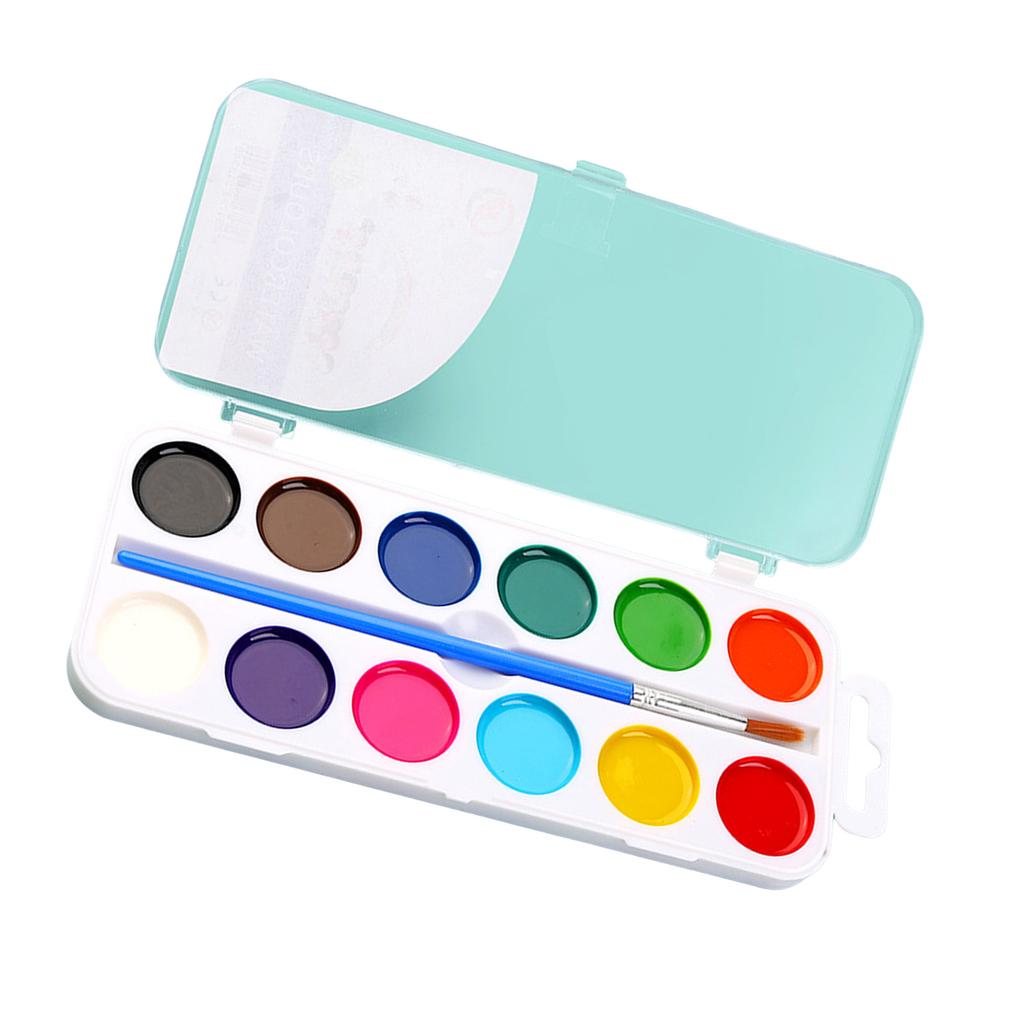 Aquarellfarben-Set, abwaschbare Aquarellfarben mit Pinsel für Kinder, Valentinstag, Klassenzimmer, Austauschparty, Spiel, Preis