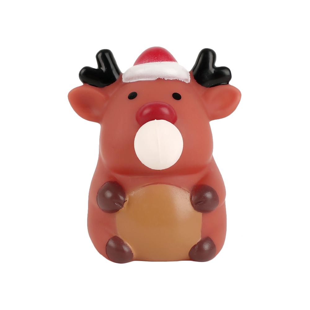 Christmas extrusion Toys Anti Stress Balls Santa Claus Snowman Elk Decompression Squeeze Sensory Toys Kids Christmas Party Gifts