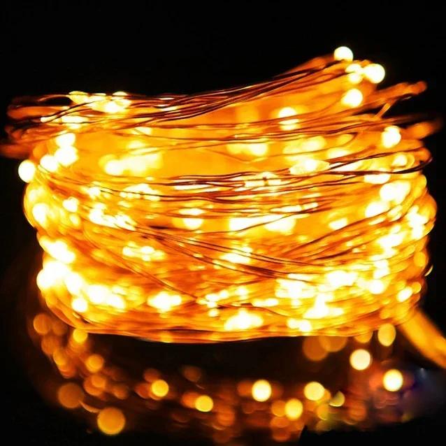 USB/Battery LED String Lights Waterproof Copper Wire Garland Fairy Lighting Strings Christmas Light Wedding Party Decor Lamps
