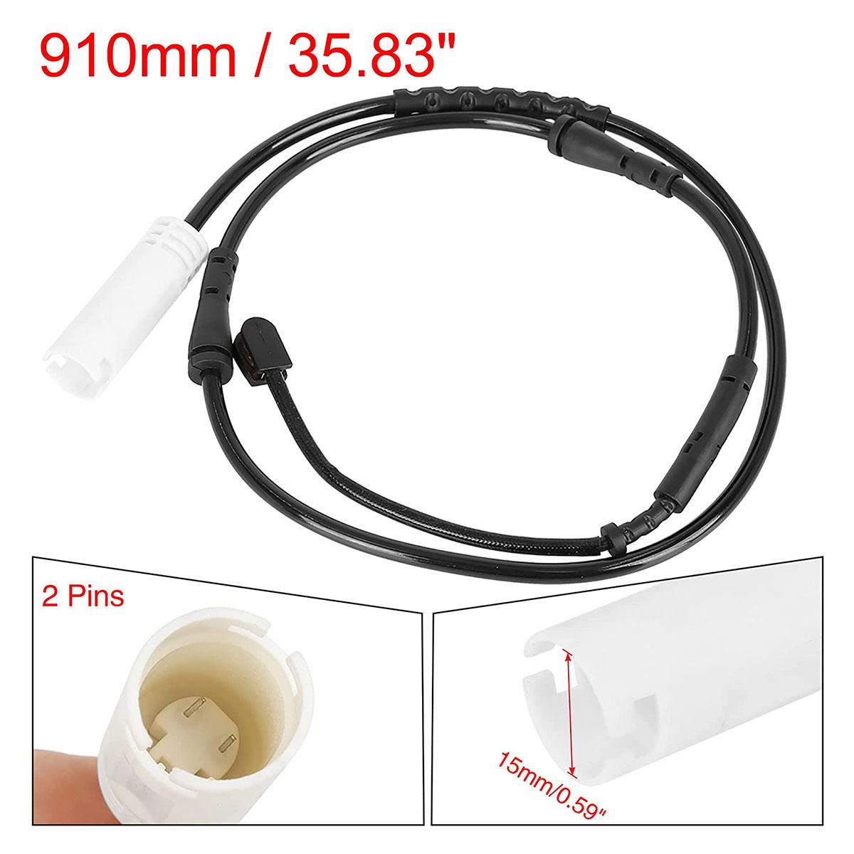 

AC34-Set Front + Rear Brake Pad Wear Sensor For MINI R60 R61 34359804833 34359804834 Brake Induction Wire Replacement чёрный