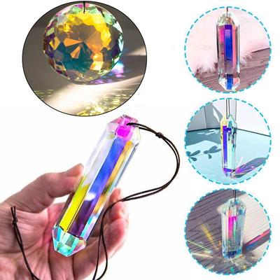 Hanging Crystals Crystal Prisms Ornament Lighting Crystal Hanging Pendant  Garden