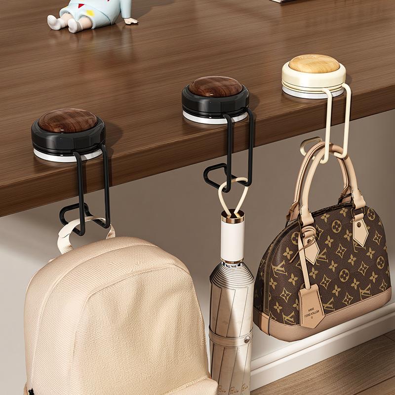 Suction Cup Bag Hook, Movable Student Desk Bag Hook, No Need To Drill Holes, Dormitory Desk and Desk Side Hook