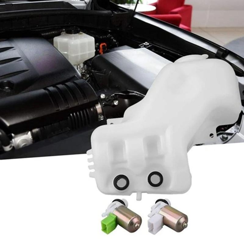 Large Capacity Wiper Fluid Reservoir Windshield Washer Tank Container 2 Hole Pump Tank Jar Kit for DA Y60 WWB2HPK-NI020