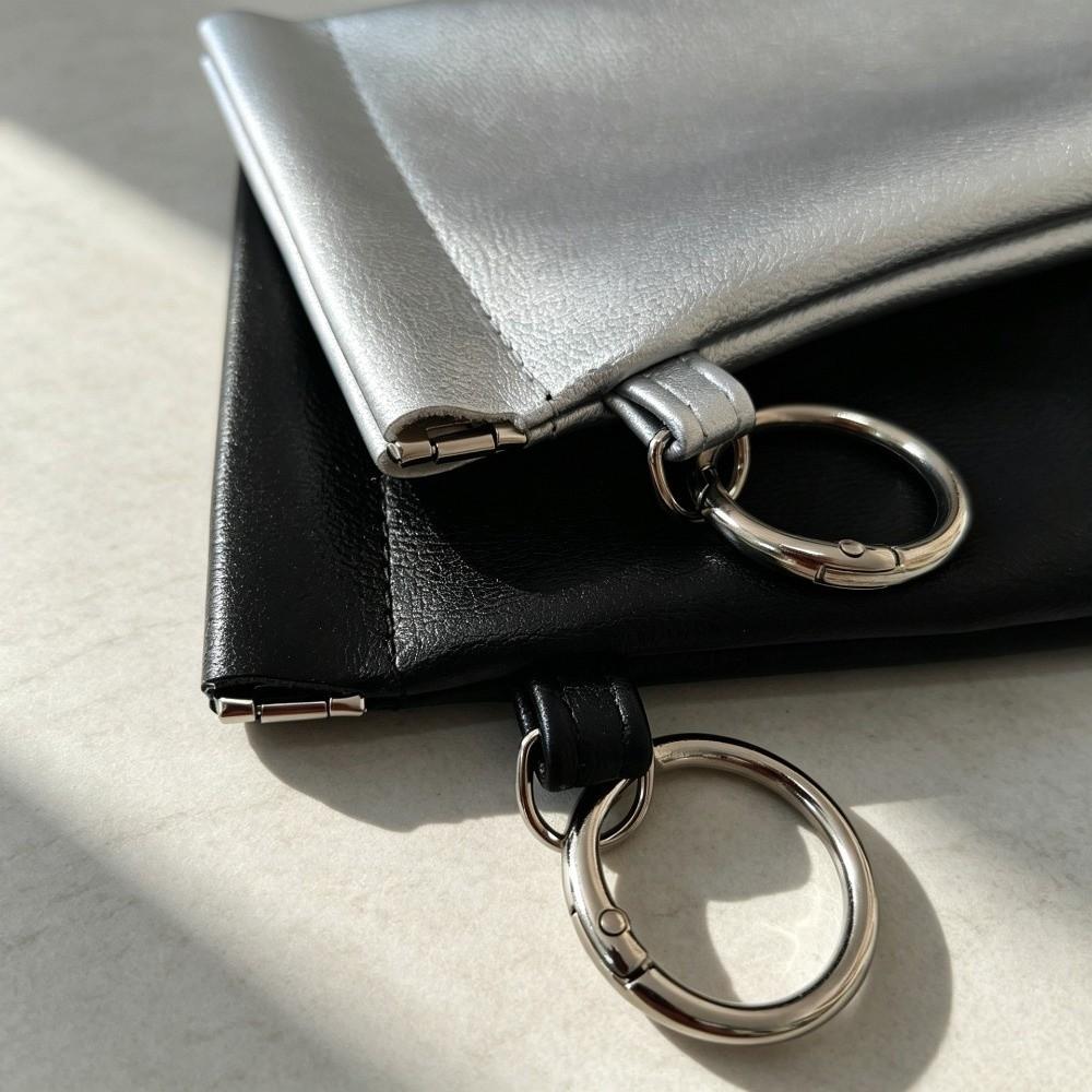 Hanging Glasses Storage Bag PU Leather Sunglasses Protective Cover  Eyewear Accessories