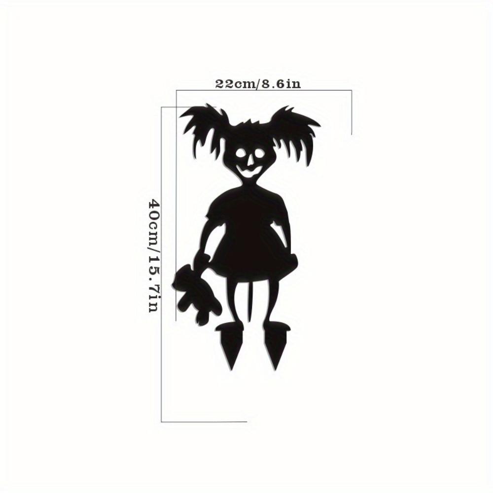 1 шт. Хэллоуин Металлический кол для украшения сада ведьмы — фото 3