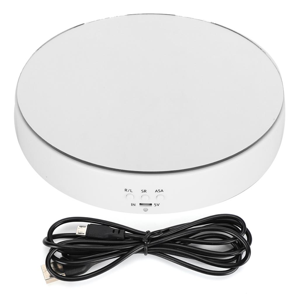 10KG Load Bearing 2 Gears Two Way Rotating Turntable Display Stand for Jewelry Phone