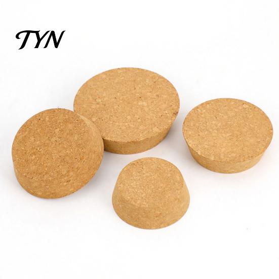 Replacement Cork Tapered Soft Wood Wine Cork, Leakproof Beer Bottle Stopper, Natural Stoppers Wooden Lid for Glass Bottles Mason Jar, Kitchen Supplies