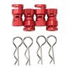 4Pcs Metal RC Body Shell Mount Column Hole Locator Magnetic Car Shell Hole Locator for PC PVC Shell