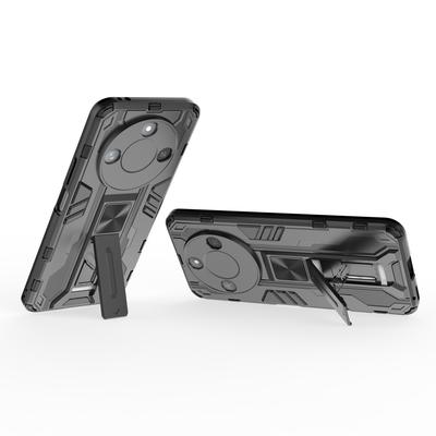 For Honor X60 5G Case PC+TPU Shockproof Phone Cover with Kickstand