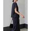 Demana Linen Lyocell Blend Summer Two-Piece Set