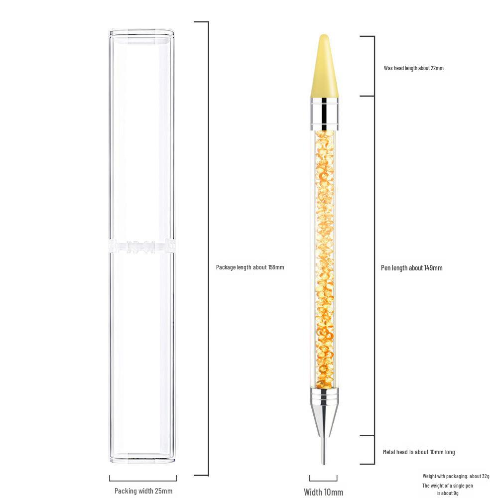 

Акриловый двухсторонний карандаш для дизайна ногтей: Многофункциональный восковой карандаш для точных сверлильных работ