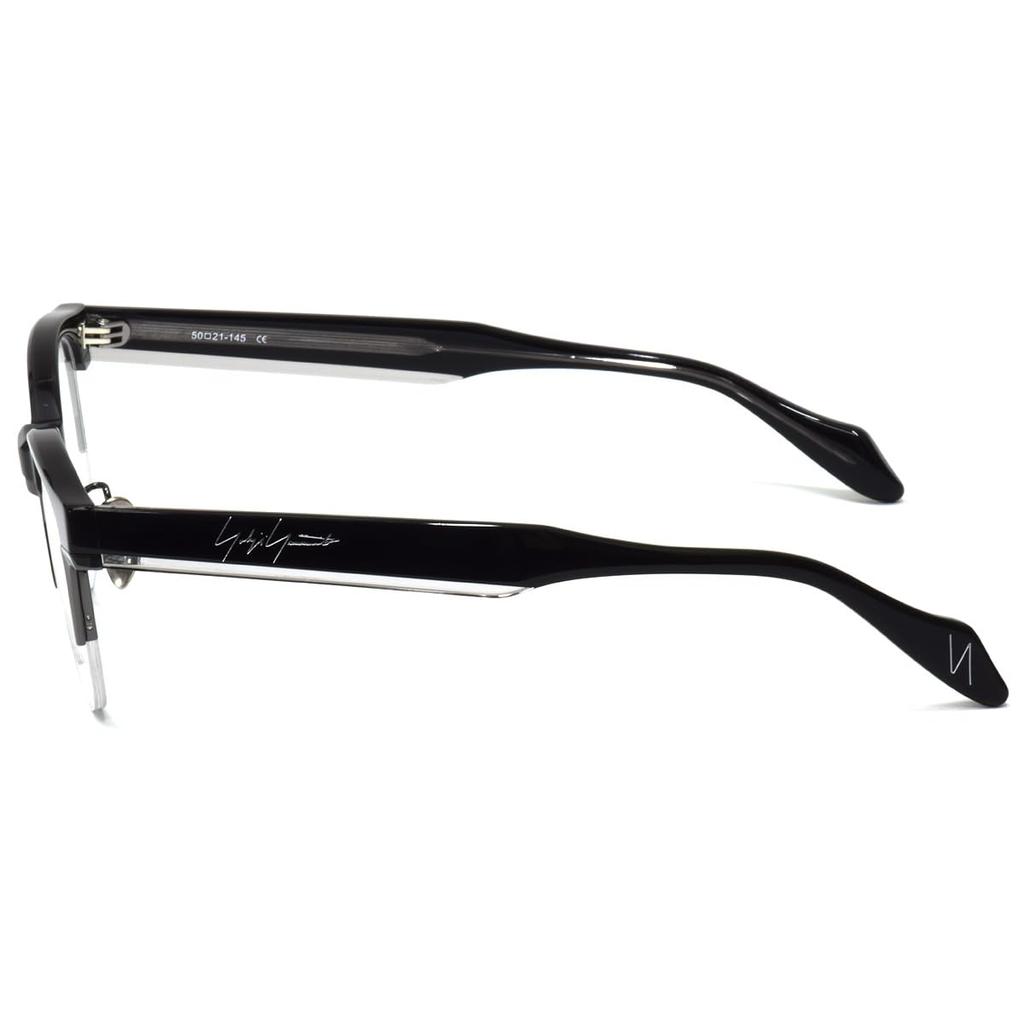 Glasses Frame 1 50 Size Clear Black Made In Japan [Yohji Yamamoto] 19-0079