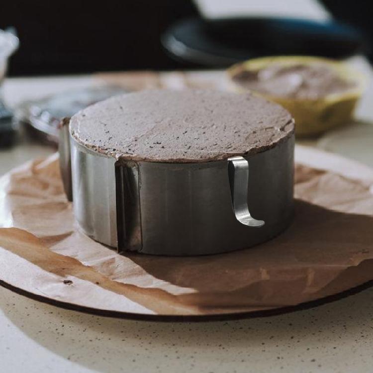 10 stuks Dessert Decoratie Knopringen Roestvrij Staal Taartringen Bevestigingsclip Dessertgereedschap voor Thuis Keuken Gebak