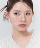Goldndear 14Kgf Oval Slim One-Touch Ring Earrings
