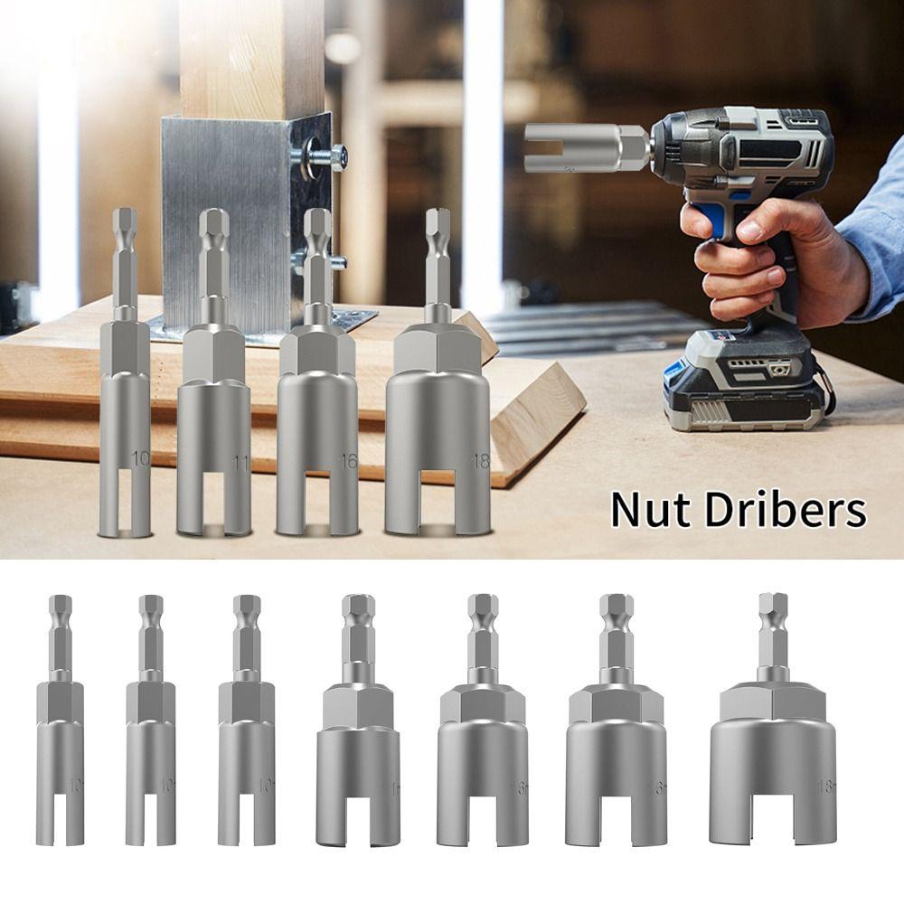 H10/12/14/16/18 Butterfly Bolt Socket Sleeve H11/13/15/17/19 Nut Adapter Electric Screwdriver