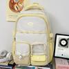 Children's Schoolbags Elementary School Students  Girls' Junior High School Students' Letters and High Looking Backpacks