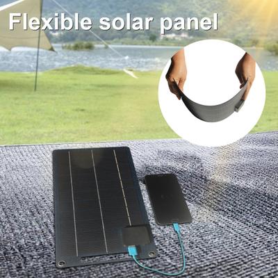 Solar Panels 10W 5V High Power Portable Solar Charger USB/Type-C Output Flexible Solar Panel Appliances
