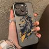 Case For Samsung Galaxy A55 5G A54 A35  A15 Galaxy S25 S24 Ultra S23 FE S22 Plus S21 S20 Cross Pattern Bicolor Lion Phone Cover