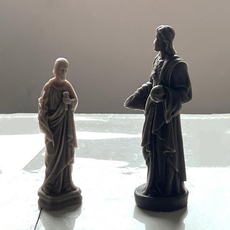 Jesus Modeling Silicone Candle Mold Diy Scented Plaster Resin Craft Making Mould Handmade Soap Chocolate Molds Gifts Home Decor