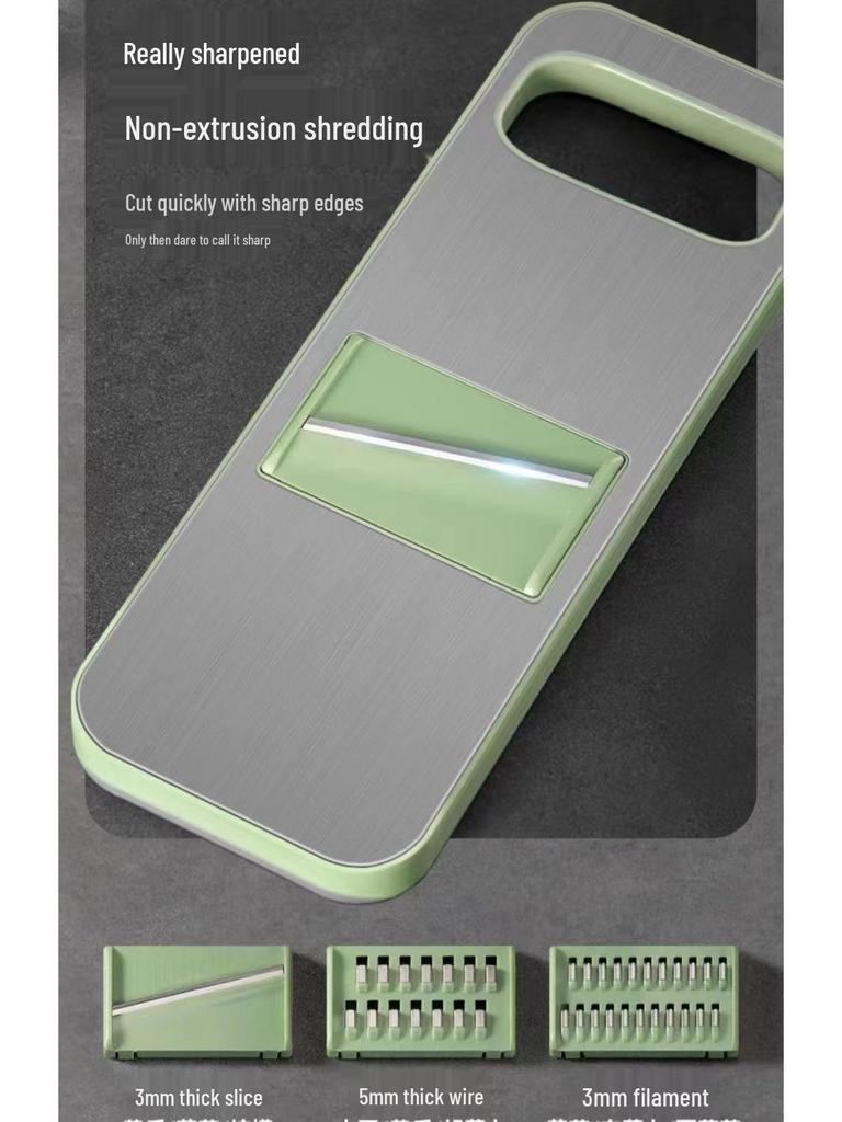 304 Stainless Steel Multifunctional Kitchen Grater & Vegetable Slicer