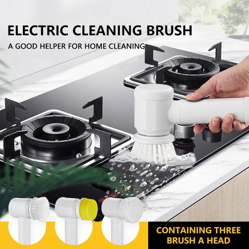 Electric Cleaning Brush Waterproof Household Multifunctional Kitchen Powerful Wireless Handheld Bathroom Tile Toilet