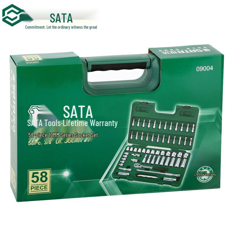 SATA 58-Piece 10MM Socket Set