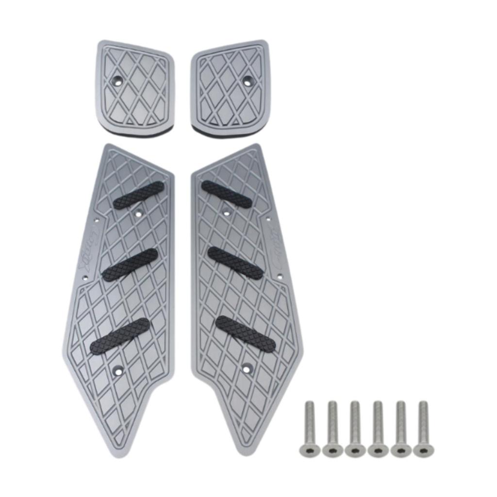 Motorcycle Footpegs Plate Pad Anti Slip Aluminum for C400x Sturdy Repair Parts