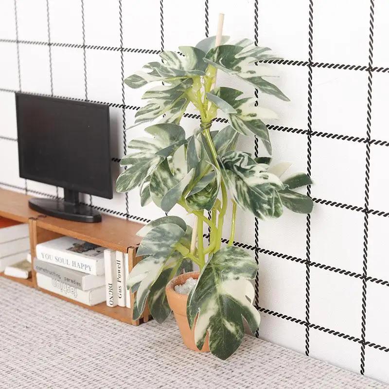 1/6 Dollhouse Simulation Green Plant Potted Plants Model Dollhouse Home Scene Decoration Micro Landscape Garden Plant Ornaments